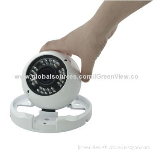 Security Camera 700TVL Vandal-proof IR Dome, 36Pcs IR LED, One-screw Easy Installation Design